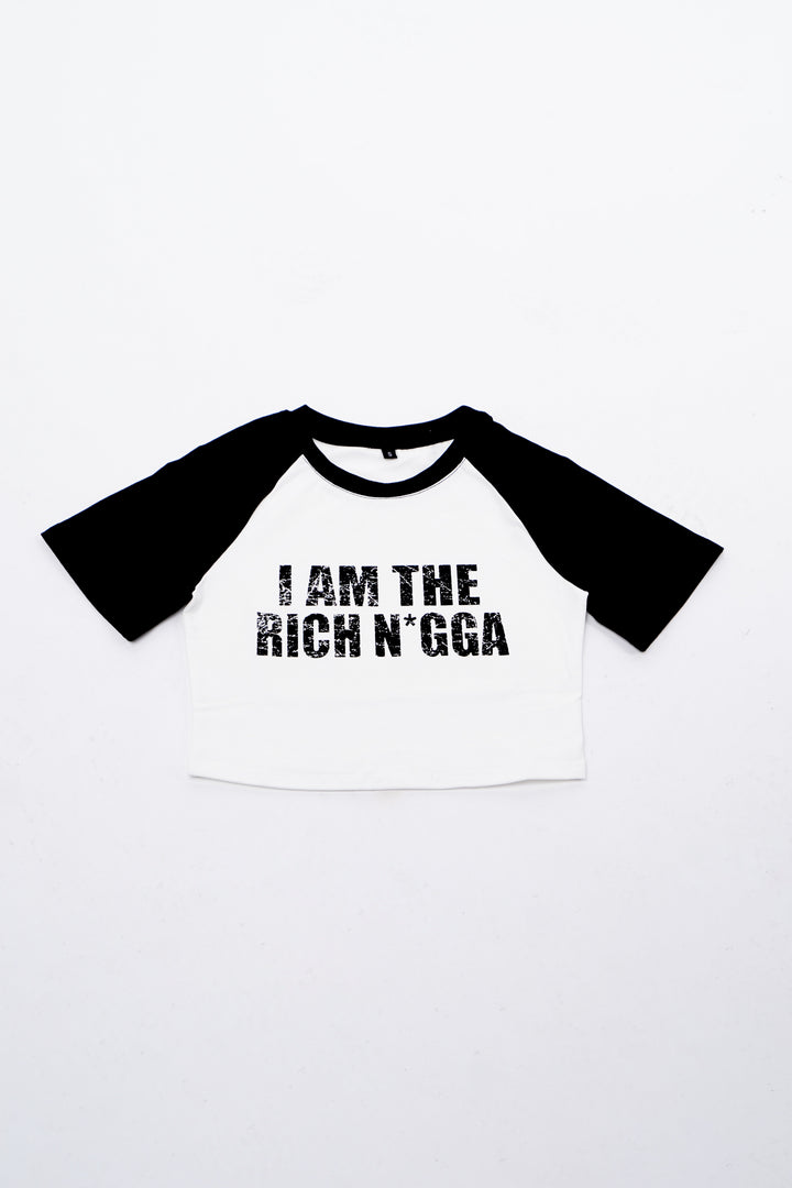 I am the rich n*gga crop top